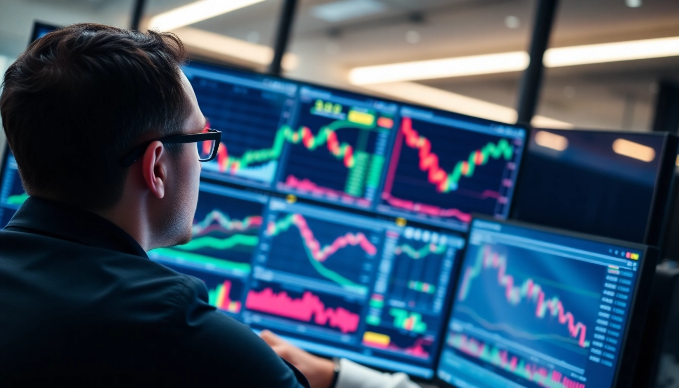 Trading view platform showing detailed market charts and analysis for traders and investors